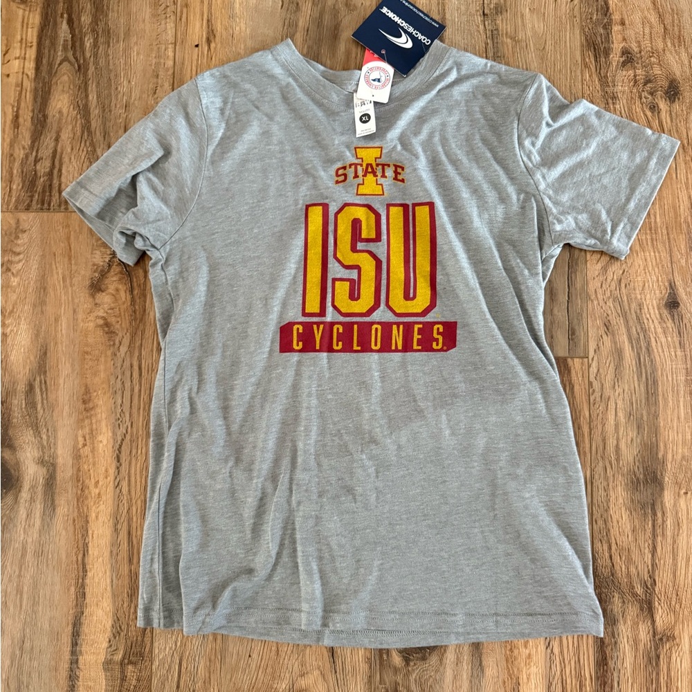 Iowa State Gray Short Sleeve Tee
